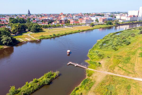 Luftbild Anleger Riesa und Promnitz | Foto: Gabriele Hanke