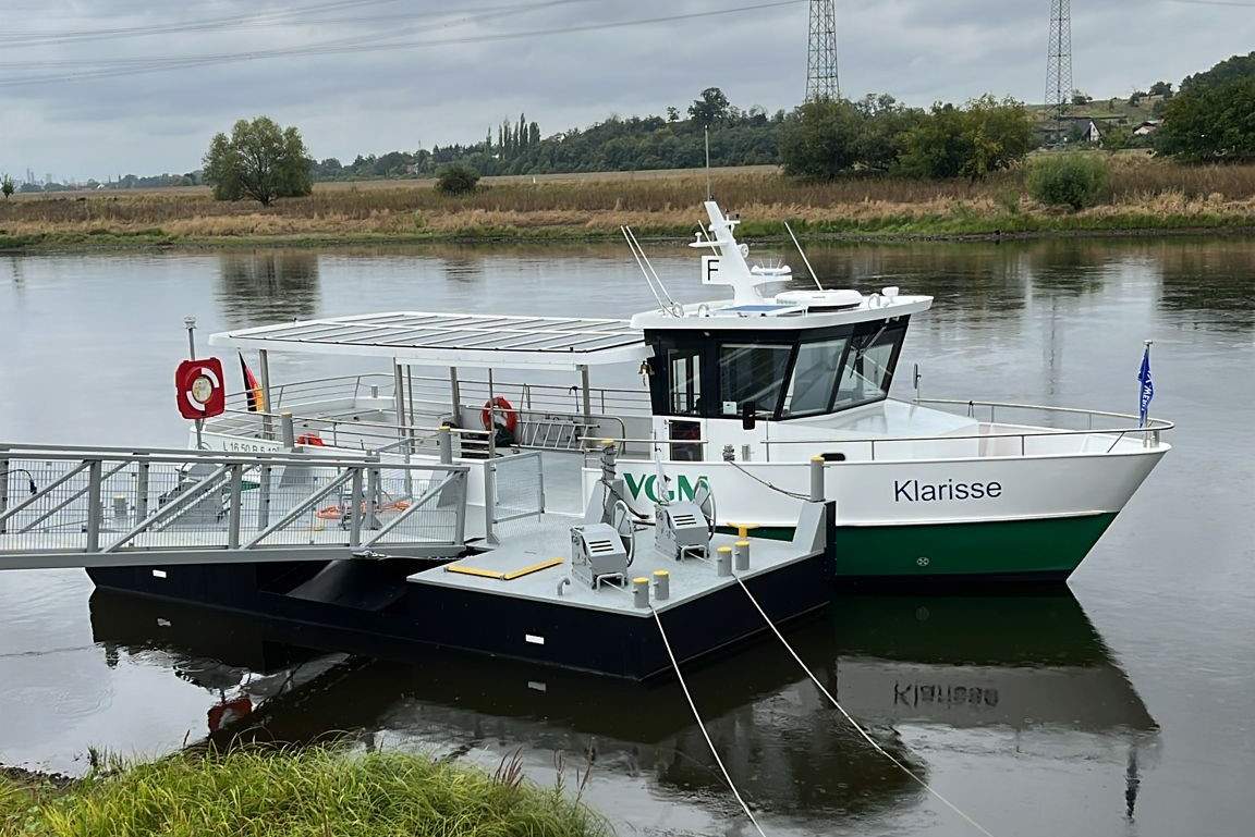 Die E-Fähre Klarisse